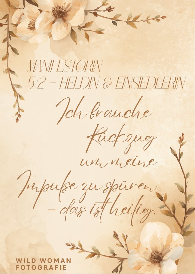 Beispiel-Affirmationskarte Manifestorin